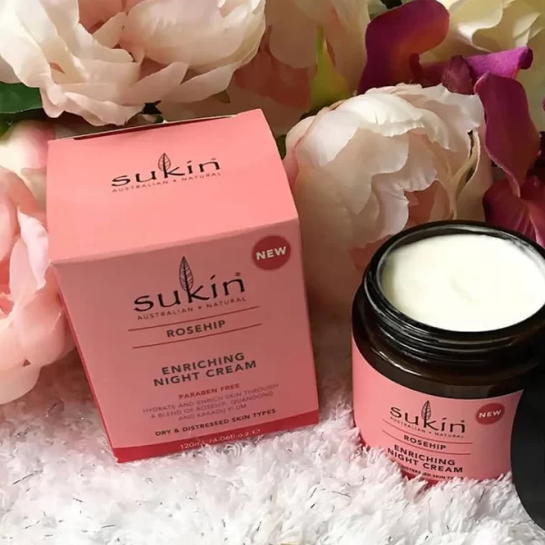 Sukin Rosehip Enriching Night Cream 120ml - Image 5