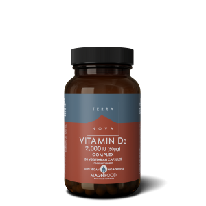 TerraNova Vitamin D3 2000iu Complex 50 Capsules