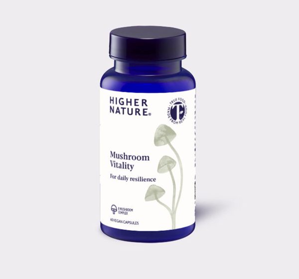 Higher Nature True Food Mushroom Vitality 60 Capsules