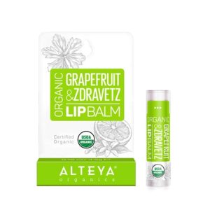 Alteya Organic Lip Balm Grapefruit & Zdravetz