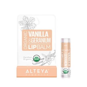 Alteya Organic Lip Balm Vanilla & Geranium