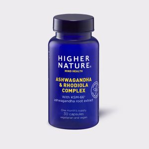 Higher Nature Ashwagandha & Rhodiola Complex 30 Capsules