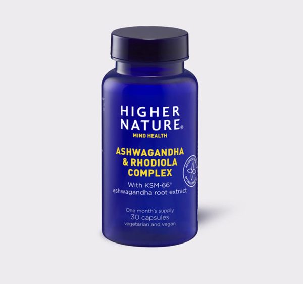 Higher Nature Ashwagandha & Rhodiola Complex 30 Capsules