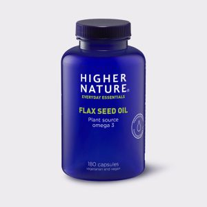 Higher Nature Flax Seed Oil 1000mg 180 Capsules